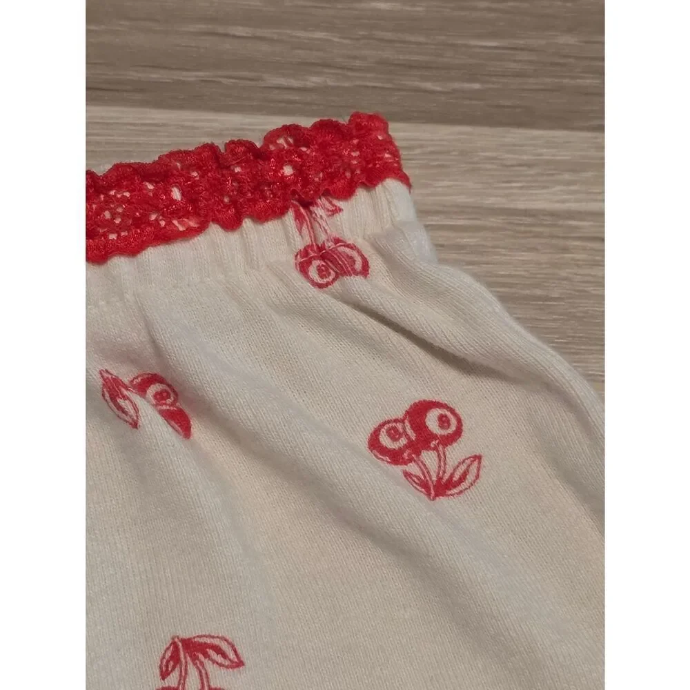 🔺️Messy Bun Just Chillin 8 Ball Cherry Print Top & Shorts Set XSmall